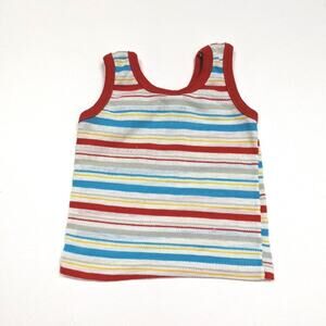 Vintage Toddletime Tank Top Baby Boys Size 12m Knit Stripe